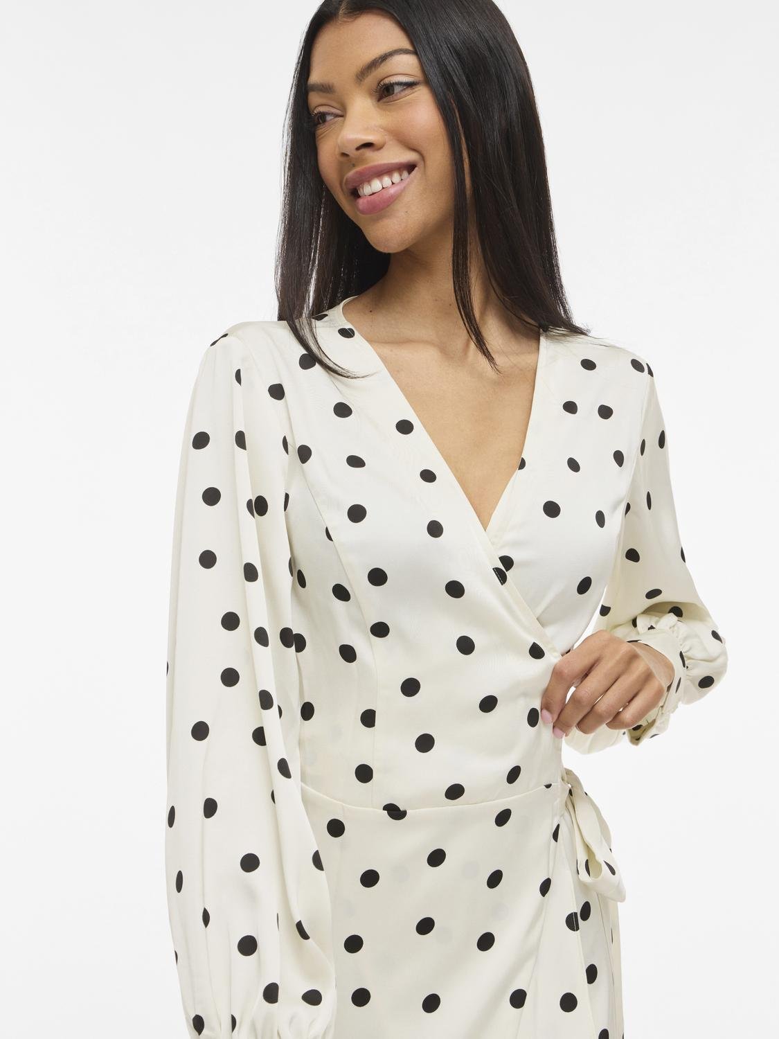 VITWINKLE Midi Dress - Birch - VERO MODA & VILA Bergvik